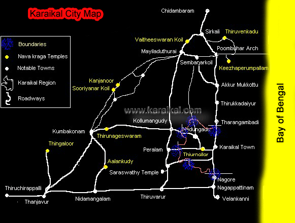 Karaikal City map